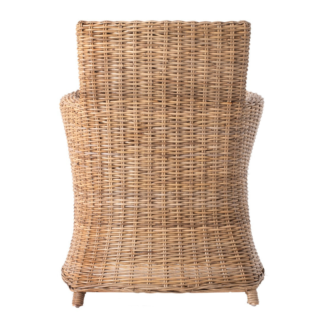 Bonny Coastal Rattan Dining Chair with Cushion
