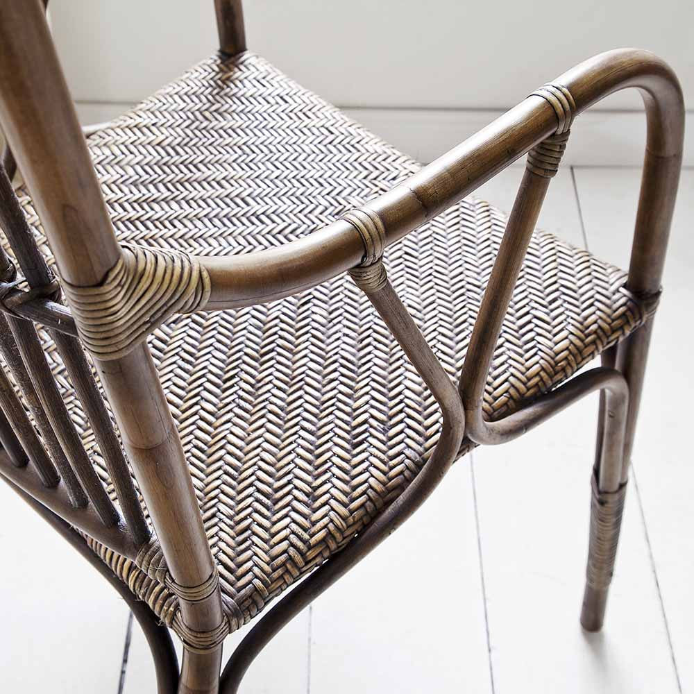 Dana Coastal Woven Wicker Chair