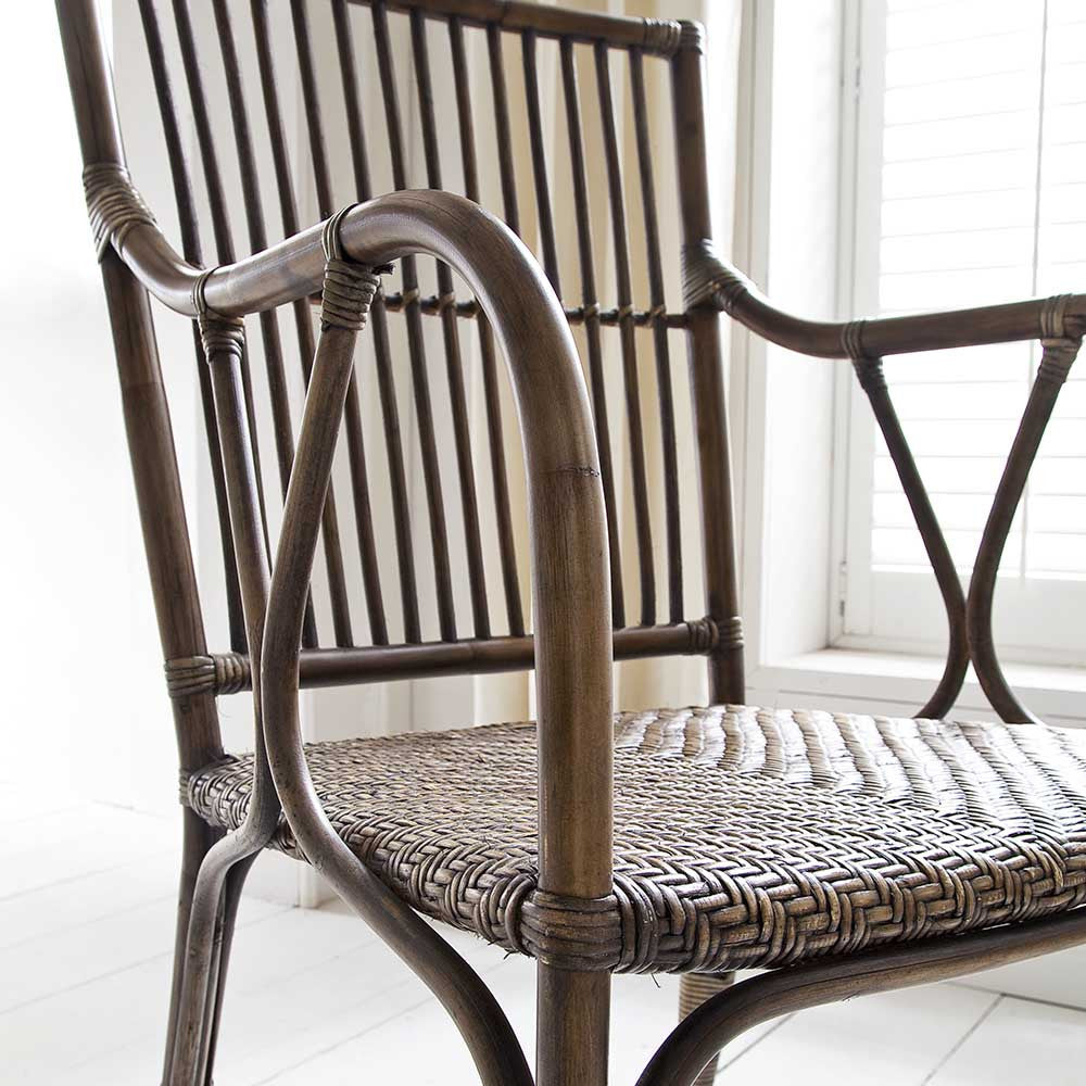 Dana Coastal Woven Wicker Chair