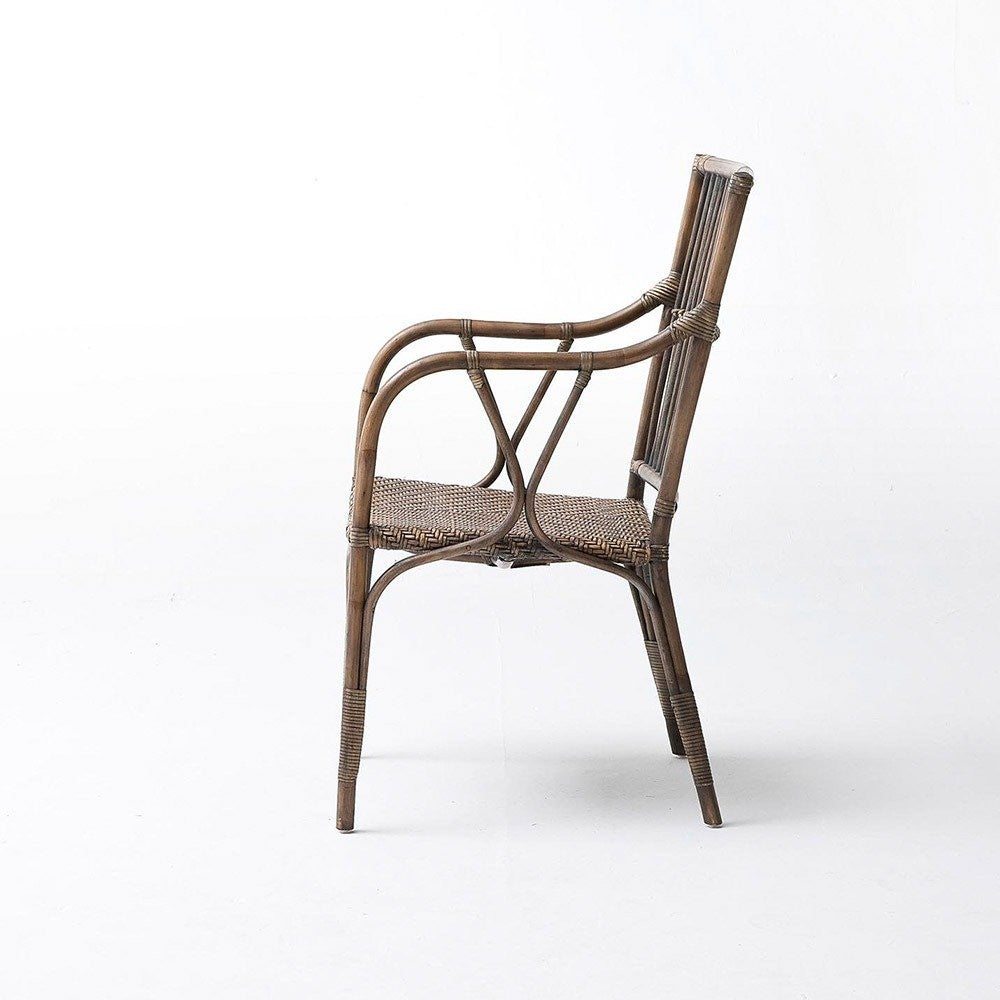 Dana Coastal Woven Wicker Chair
