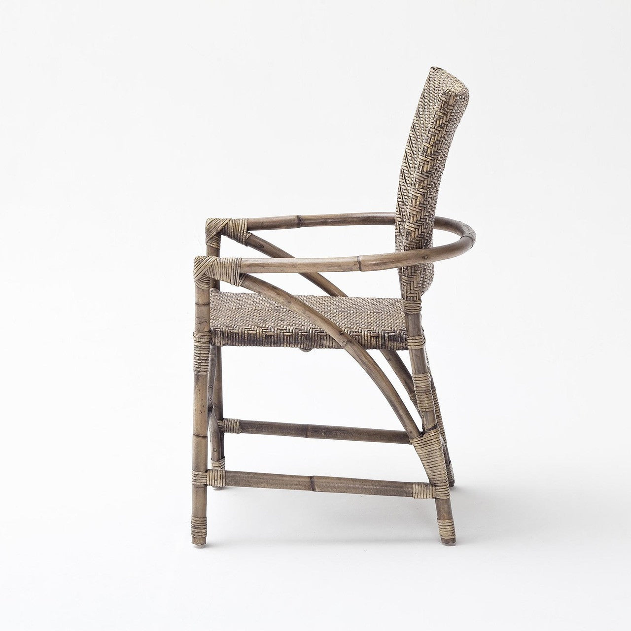 Lola Coastal Wicker Woven Arm Chairs