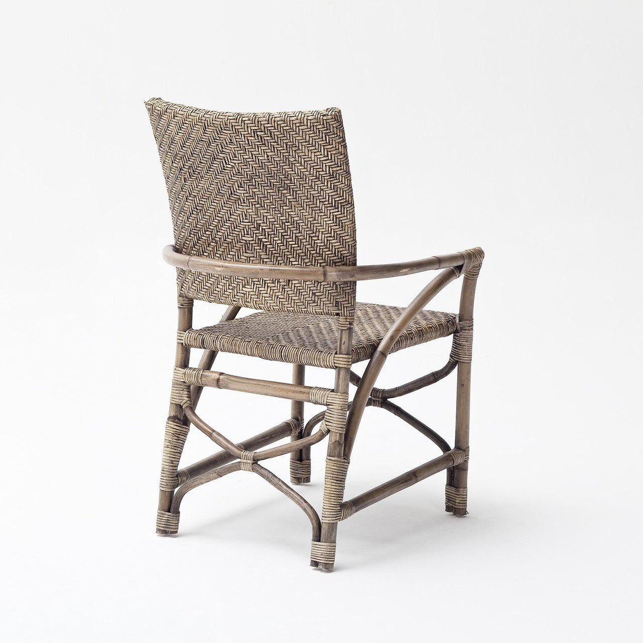 Lola Coastal Wicker Woven Arm Chair