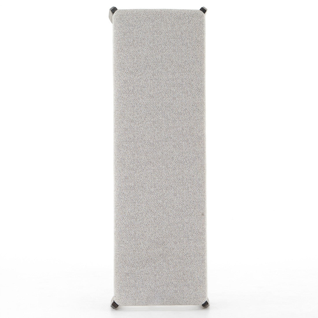 Roscoe Pebble Grey Upholstered Bed End Bench 63"