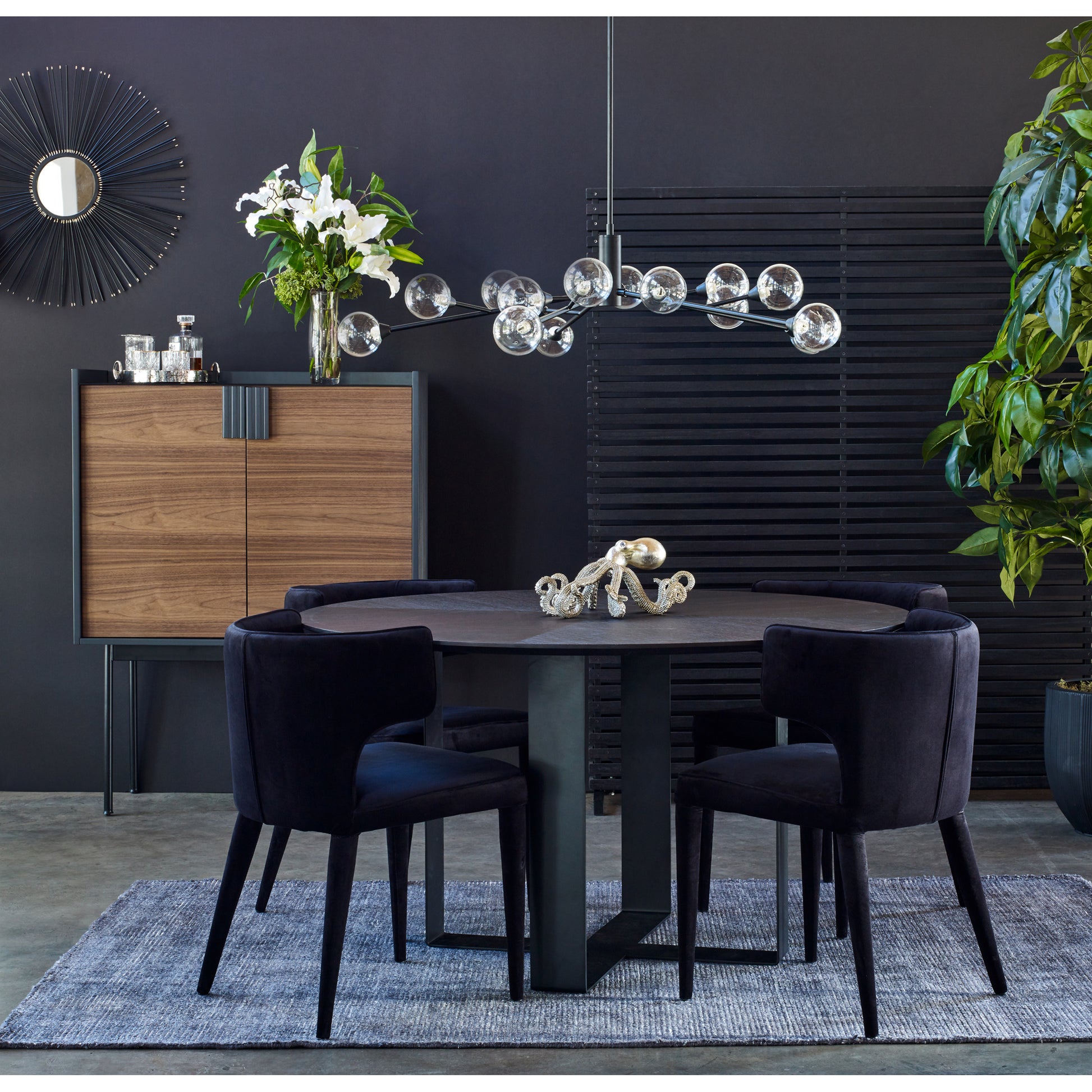Dallin Screen Black by Moe's Home Collection - view 4