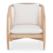 Kuna Outdoor Lounge Chair White by Moe's Home Collection