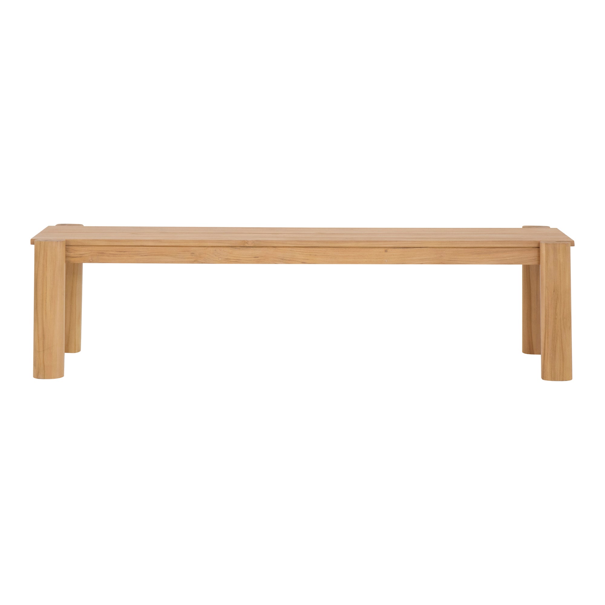 Tempo Outdoor Dining Bench Natural by Moe's Home Collection