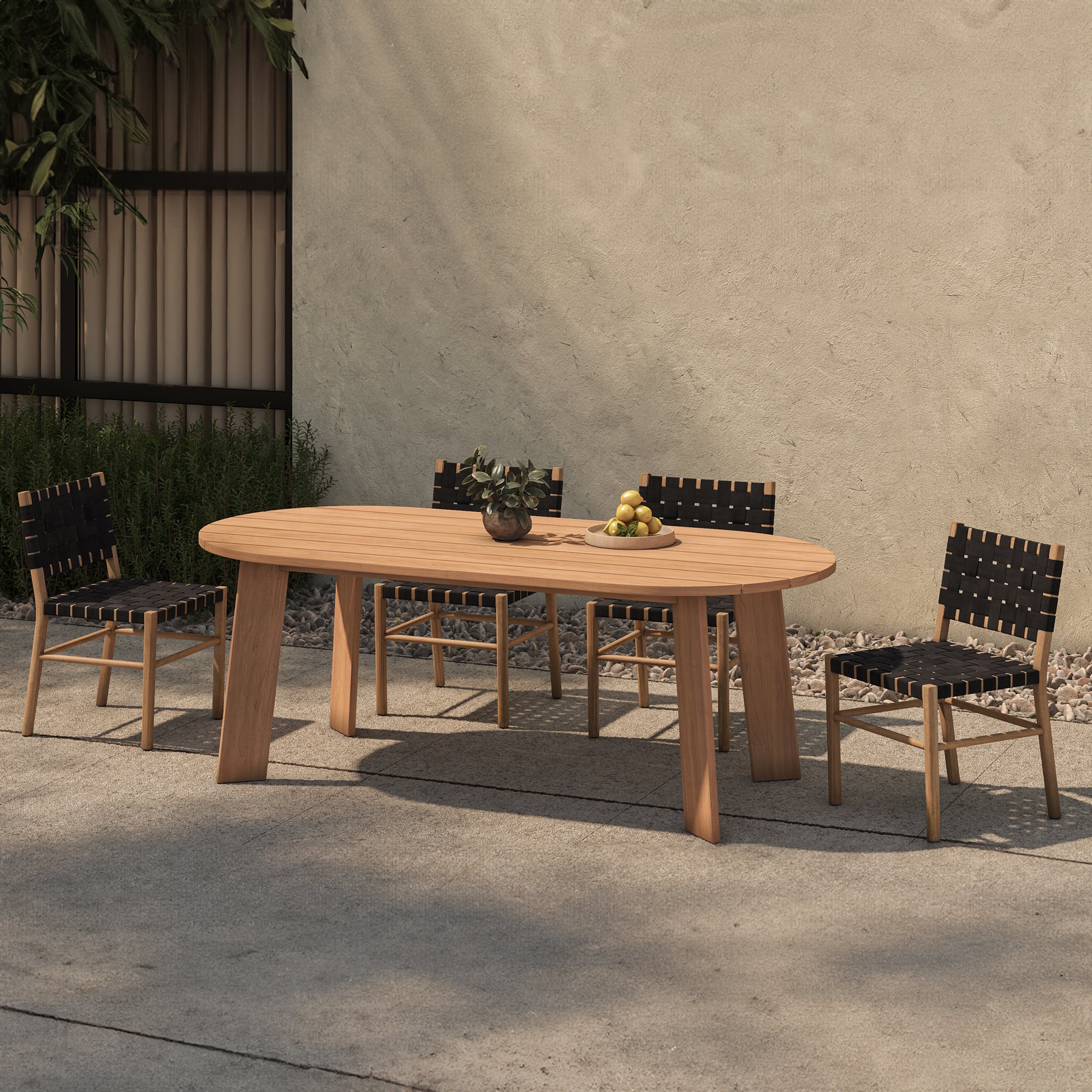 Mira Outdoor Dining Chair Black by Moe's Home Collection - view 2