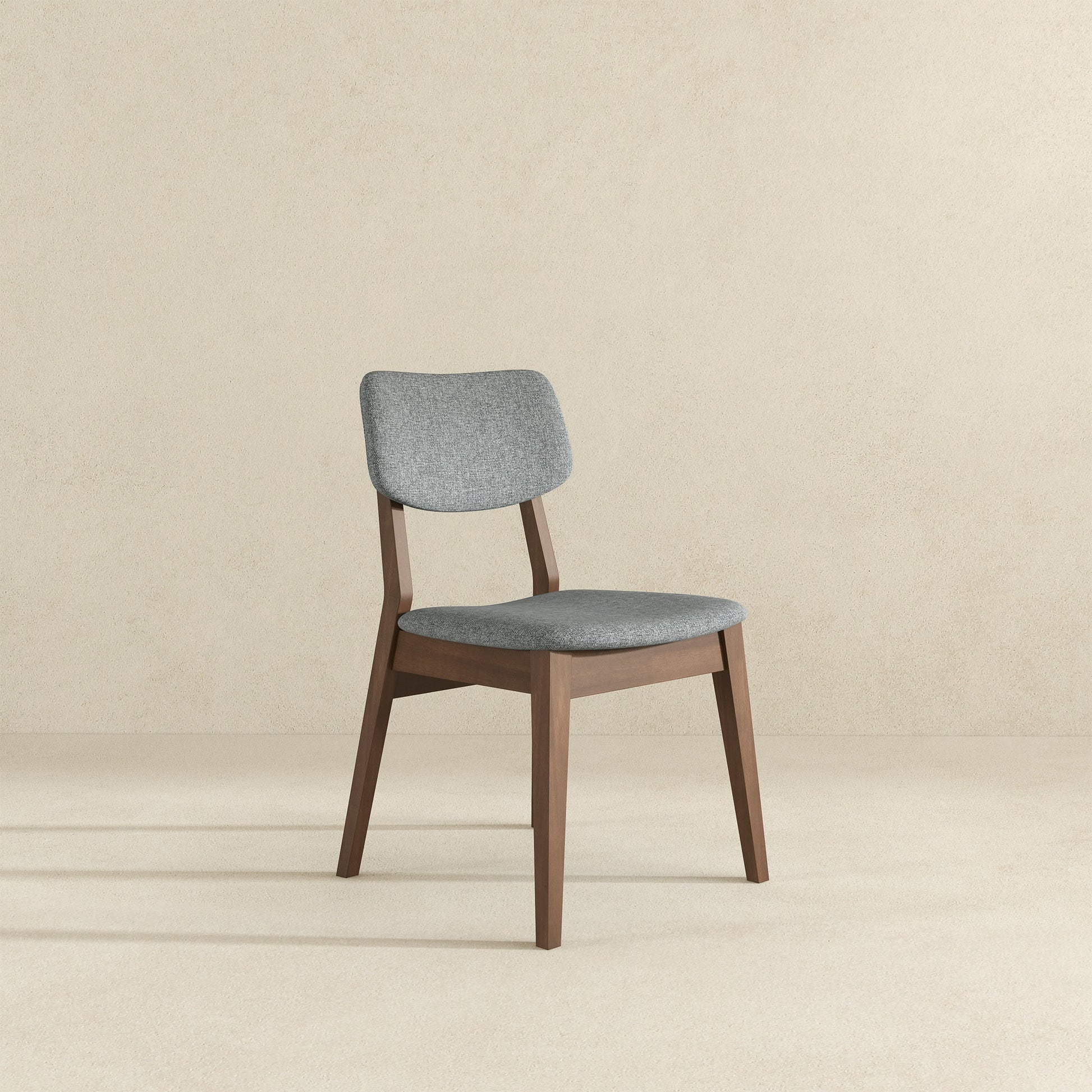 Carlos Dark Grey Velvet Mid-Century Modern Side Chairs