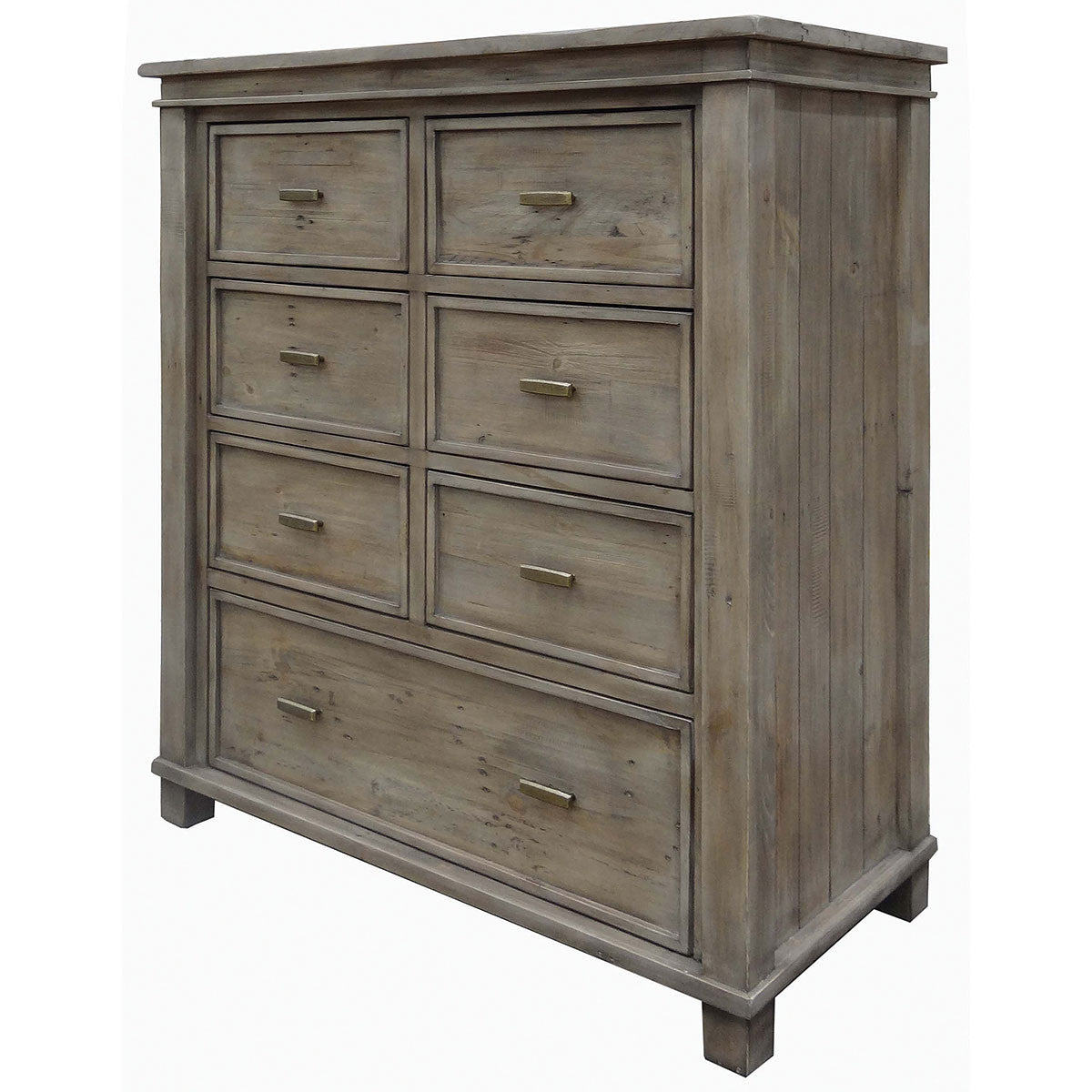 Sierra Reclaimed Wood Chest 7 Drawer Cabinet