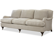 Churchill Linen Upholstered English Rolled Arm Sofa
