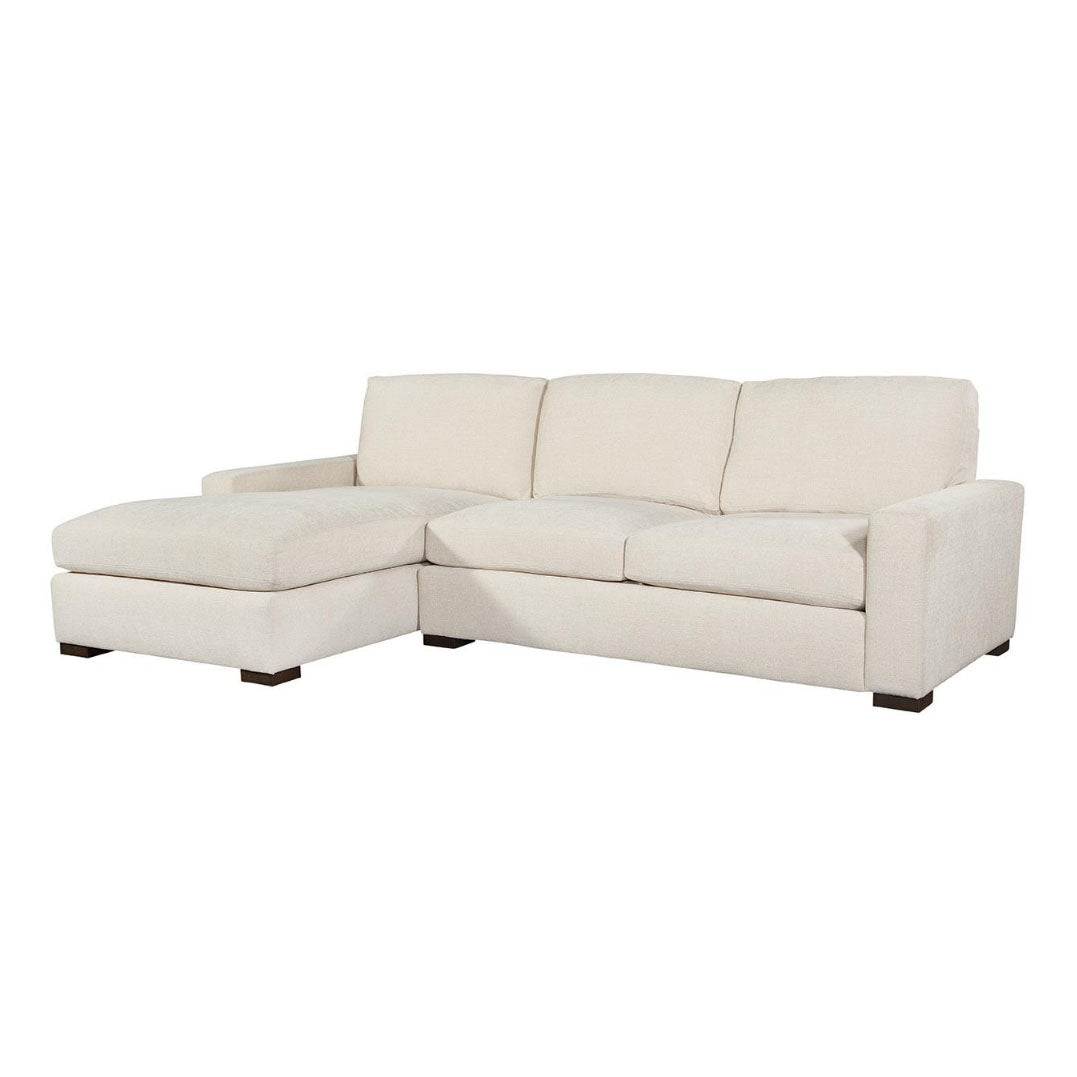 Cody Sectional 2pc RAF Loveseat / LAF Chaise in Cumberland Cream