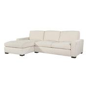 Cody Sectional 2pc RAF Loveseat / LAF Chaise in Cumberland Cream