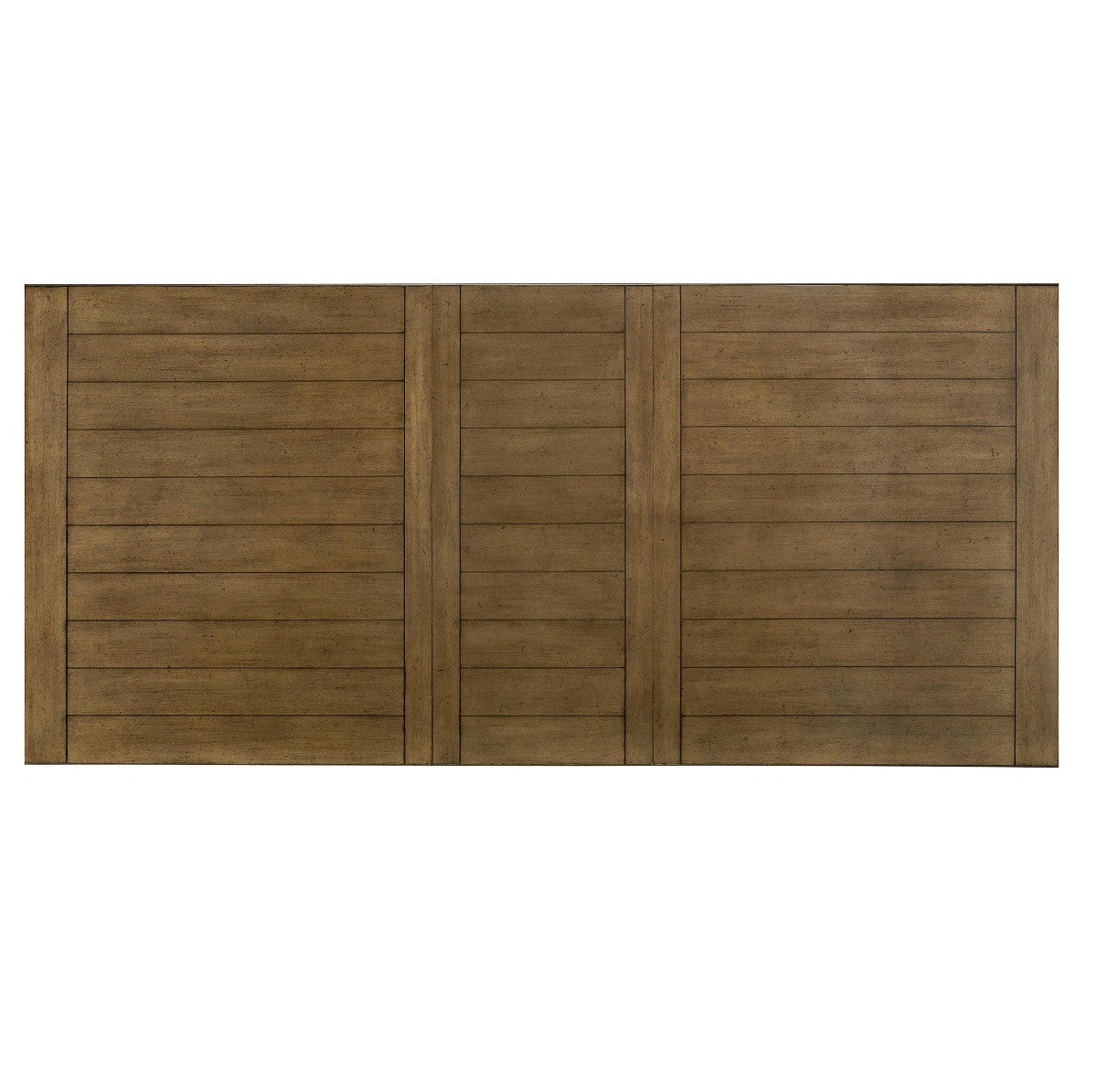 Country-Chic Maple Wood White Expandable Dining Table Top - Driftwood