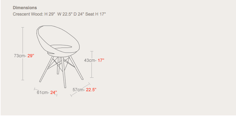 Crescent Wire Dining Chair