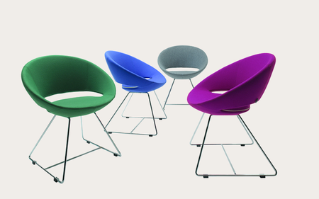 Crescent Wire Dining Chair