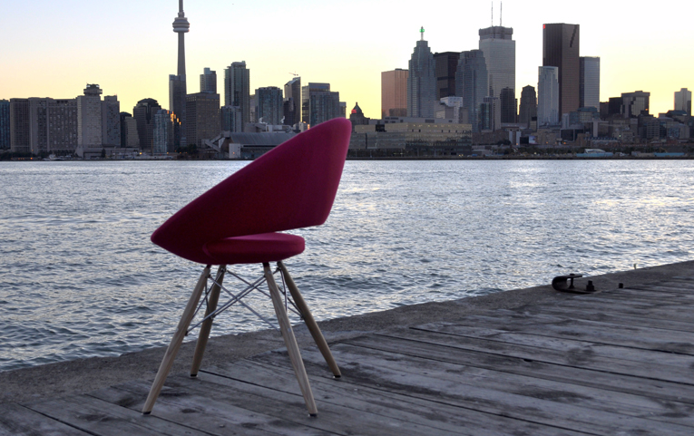 Crescent Wood Dining Chair