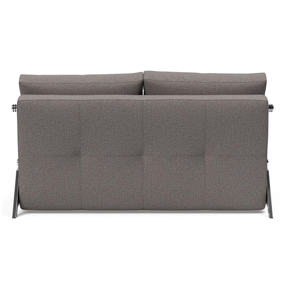 Cubed Queen Size Sleeper Sofa Bed With Chrome Legs
