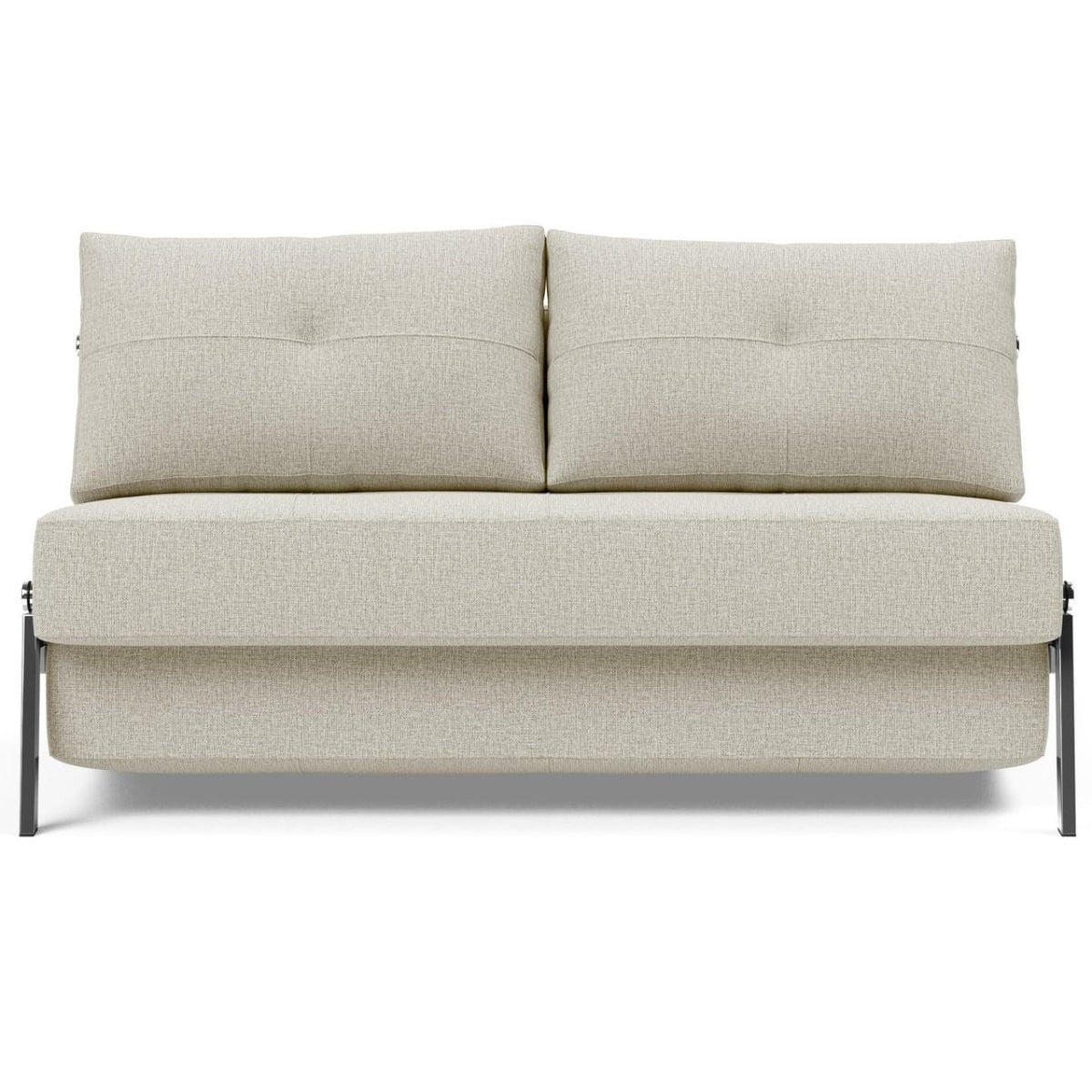 Cubed Full Size Sleeper Sofa Bed With Chrome legs
