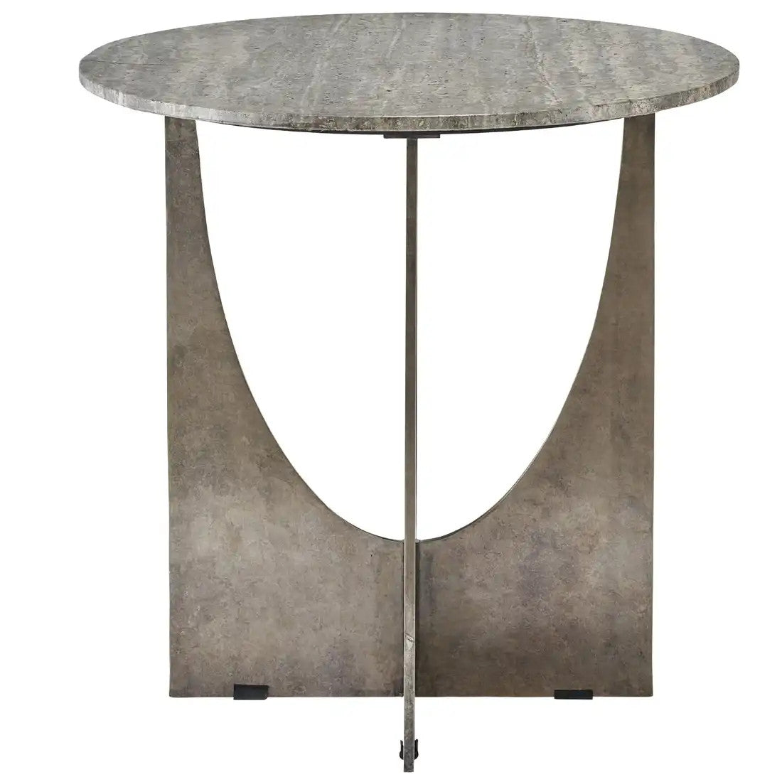 Universal Curated Op Art End Table