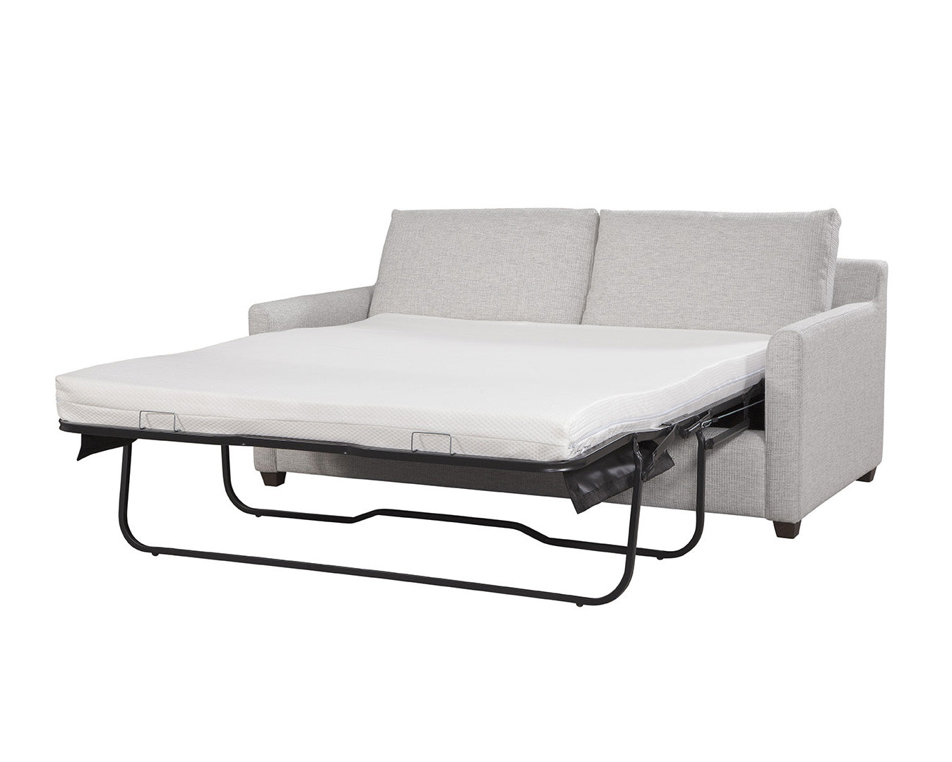Curry Queen Sleeper Non-Slipcovered Sofa in Hearth Nickel