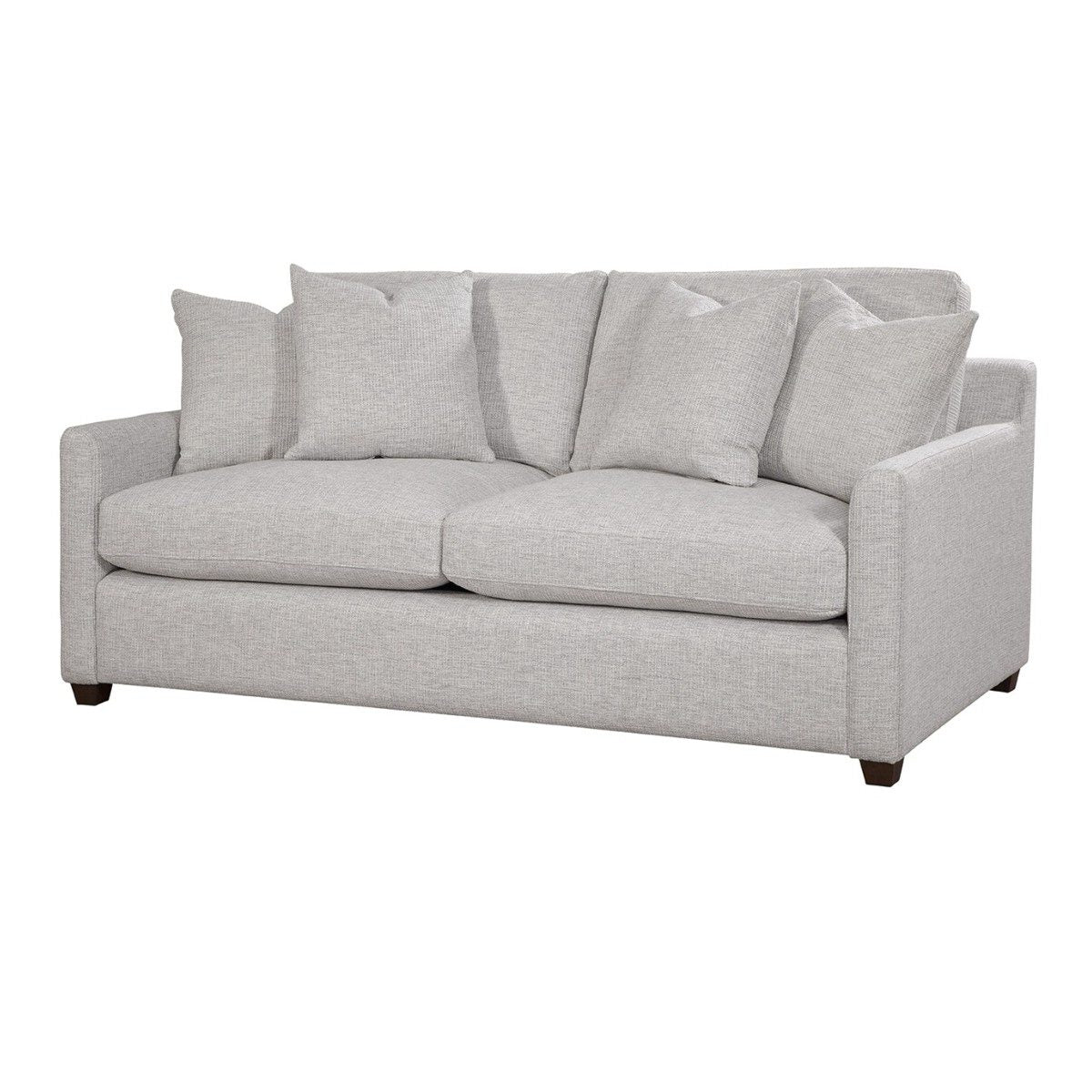 Curry Queen Sleeper Non-Slipcovered Sofa in Hearth Nickel