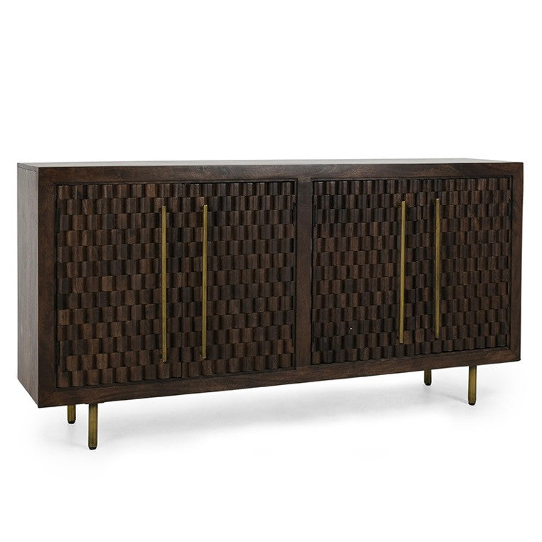 Norwood Solid Wood 4-Door Sideboard 72"