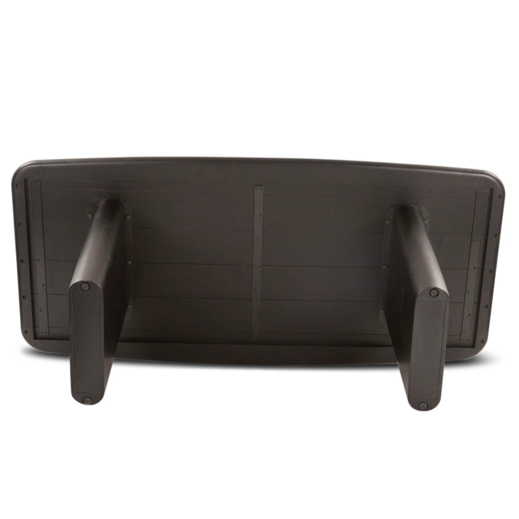 Helsinki 80" Mango Wood Dining Table Black
