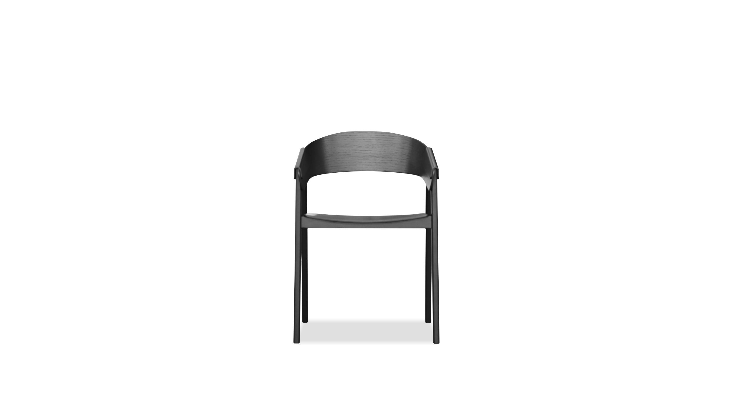 ALF Dining Armchair in Black