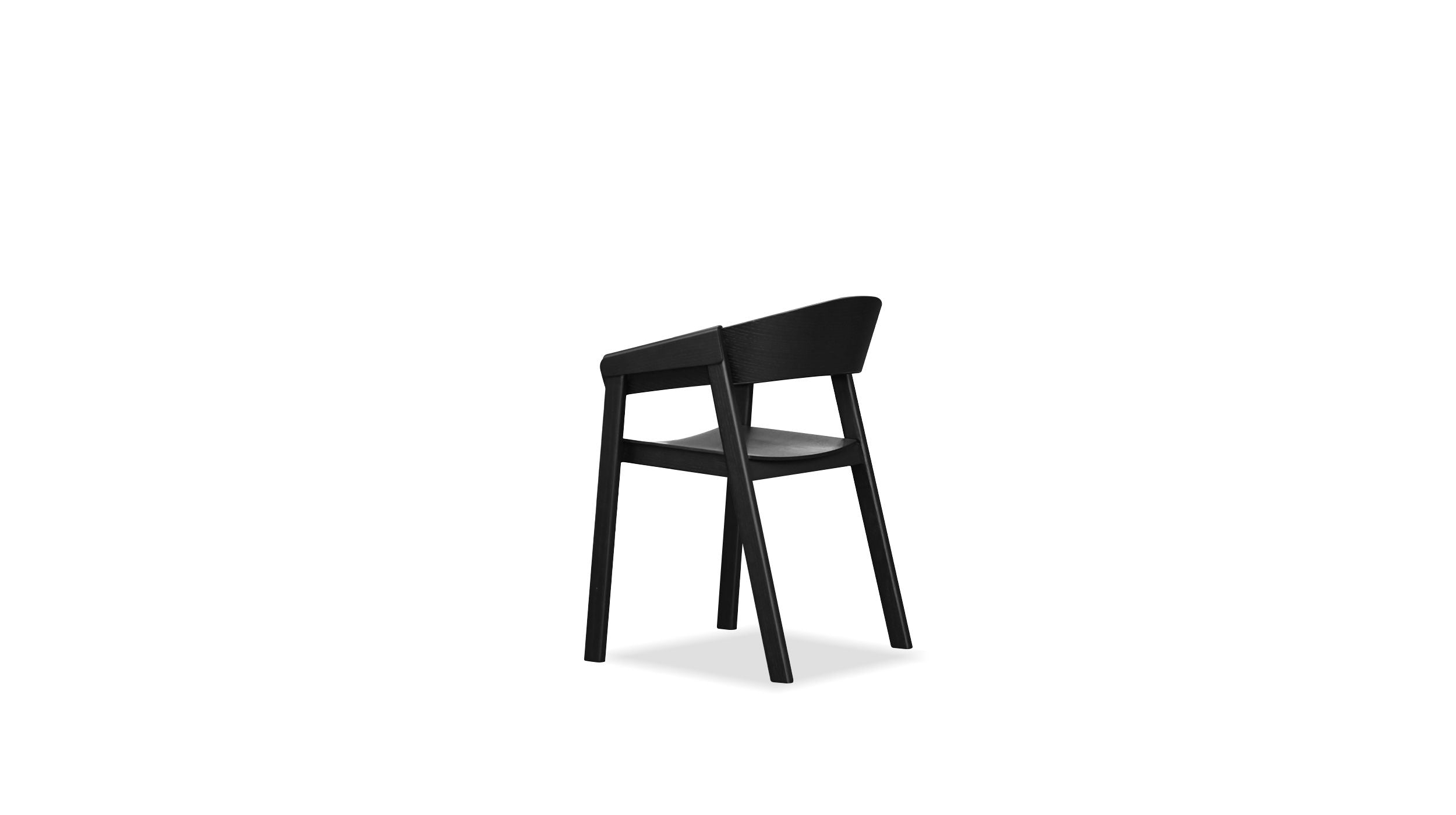 ALF Dining Armchair in Black
