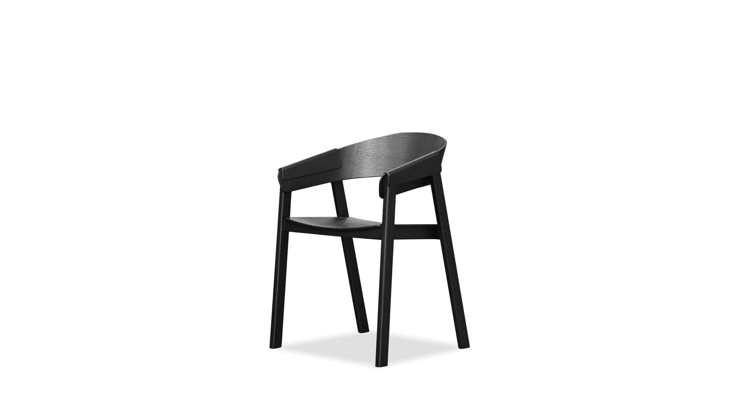 ALF Dining Armchair in Black