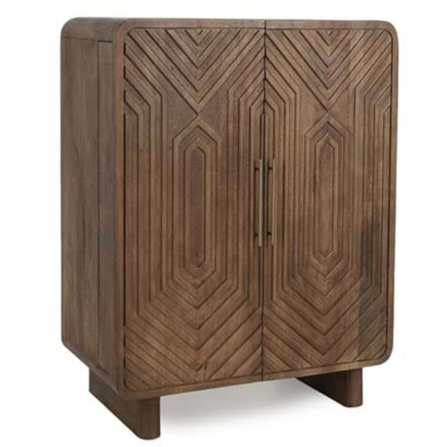 Holmes Solid Wood Bar Cabinet 36" 