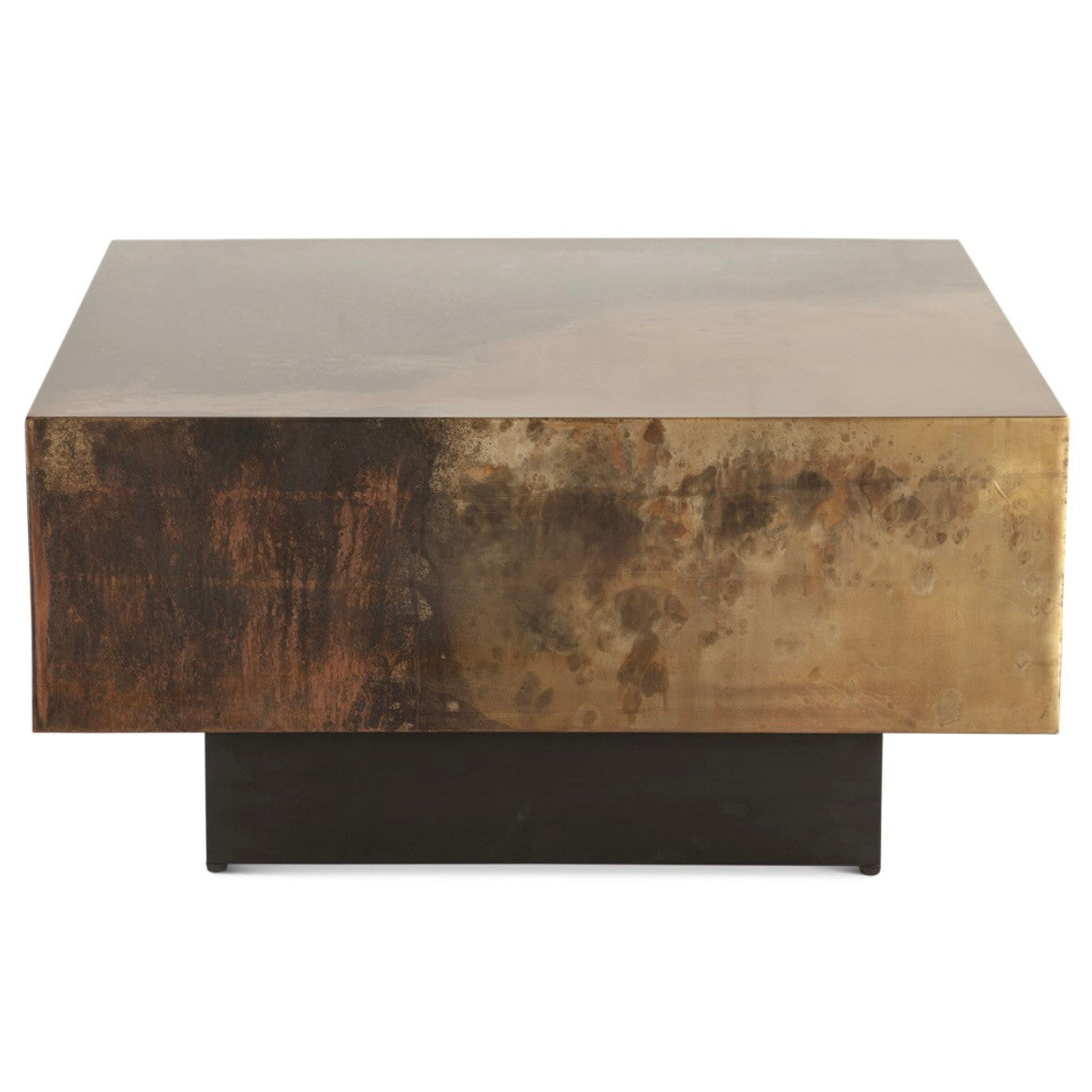 Manchester 35" Coffee Table in Oxidized Copper