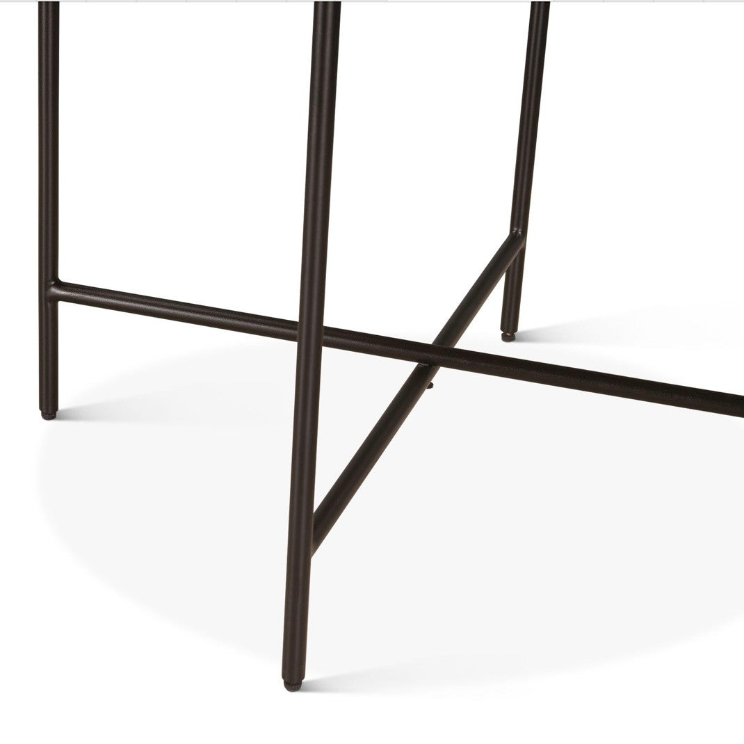 Valor 29" Nesting Tray Tables in Pecan Brown