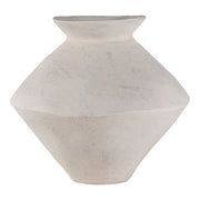 Raja Medium Decorative Vessel White by Moe's Home Collection