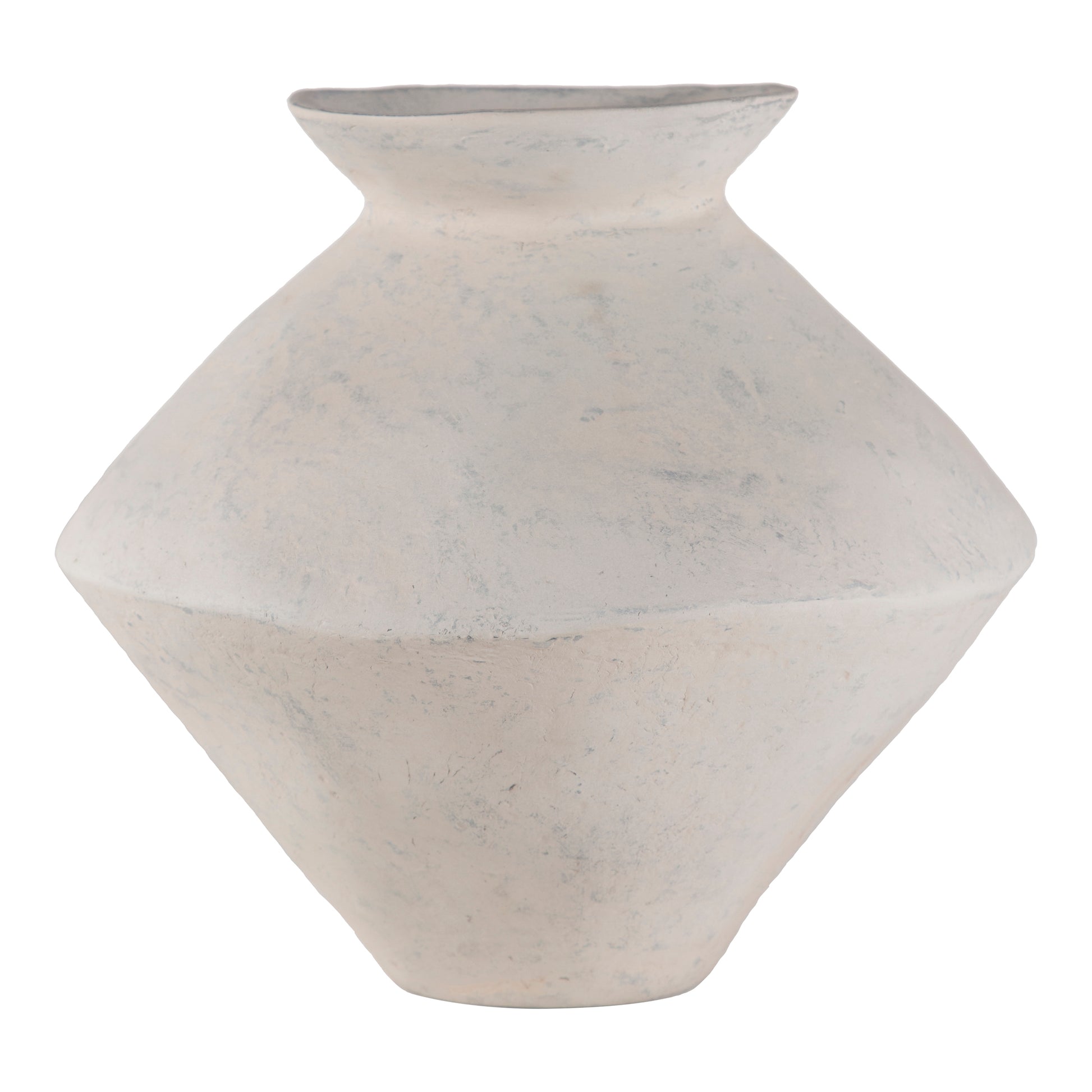 Raja Medium Decorative Vessel White by Moe's Home Collection