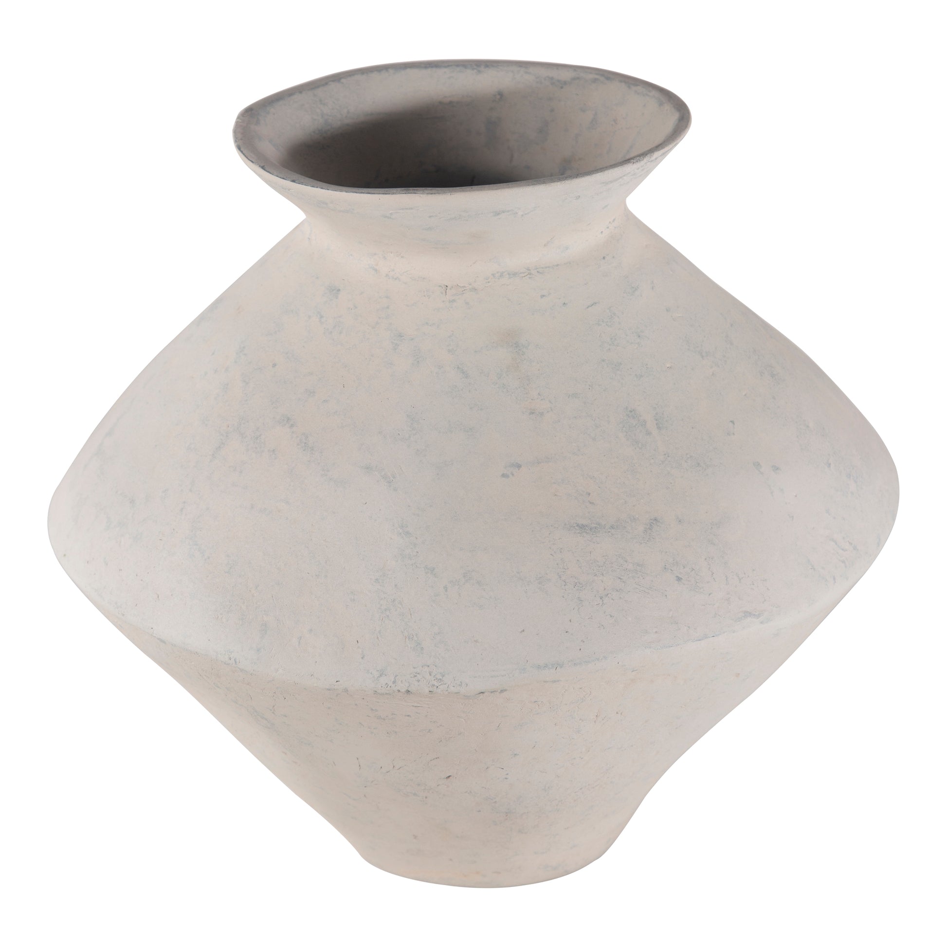 Raja Medium Decorative Vessel White by Moe's Home Collection - view 3
