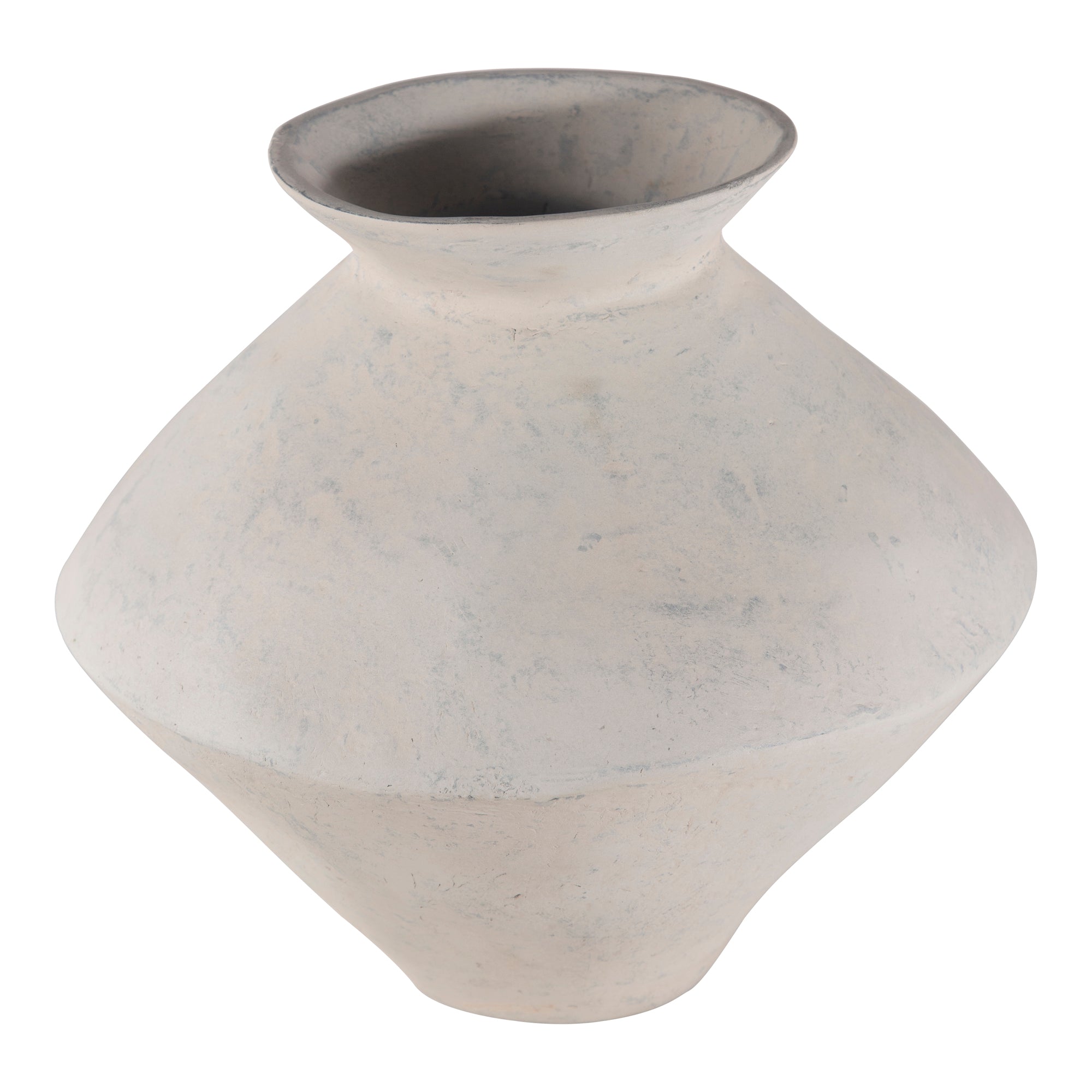 Raja Medium Decorative Vessel White by Moe's Home Collection - view 3