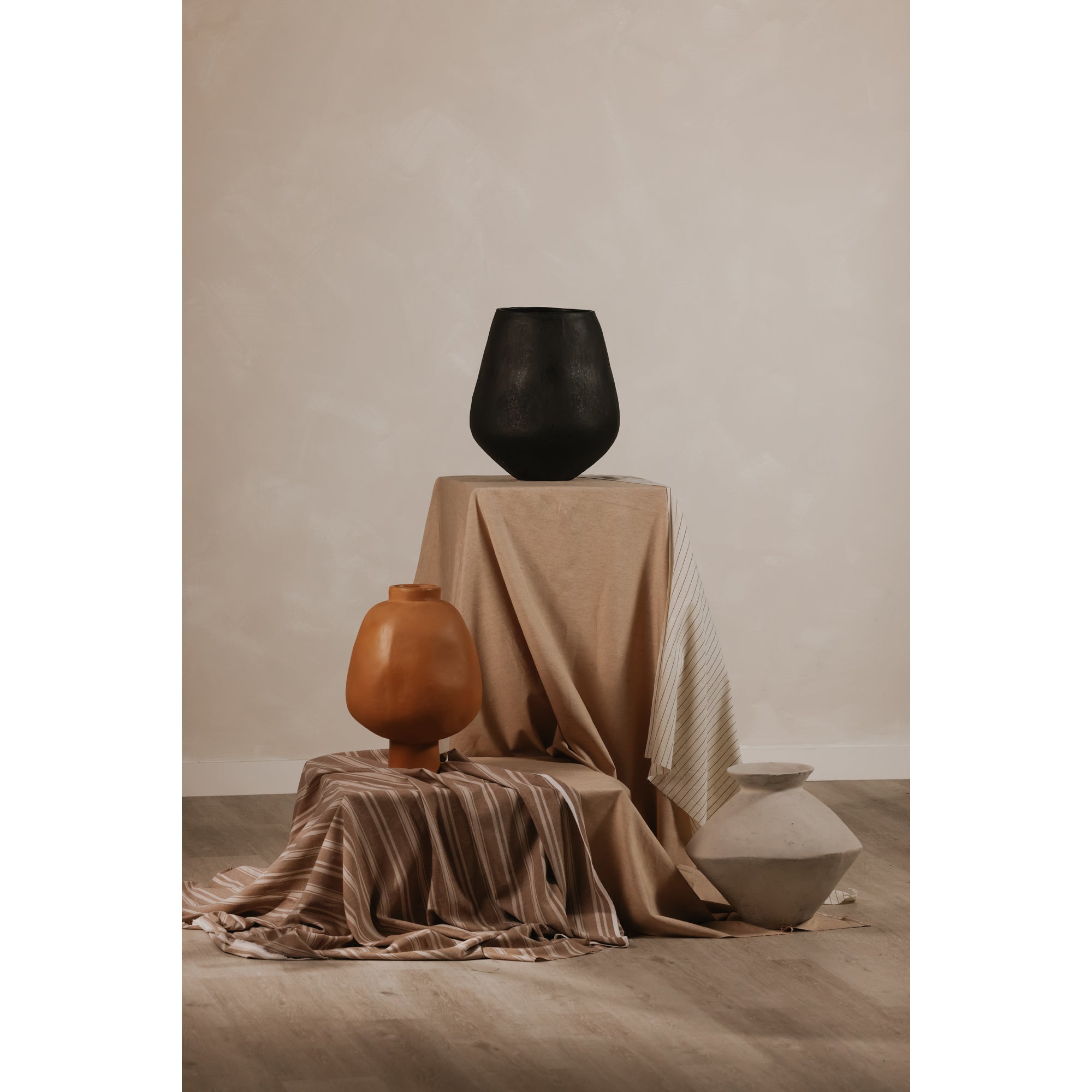 Raja Medium Decorative Vessel White by Moe's Home Collection - view 7