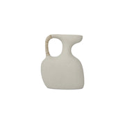Vila 13In Sculptural Vessel Cream White by Moe's Home Collection