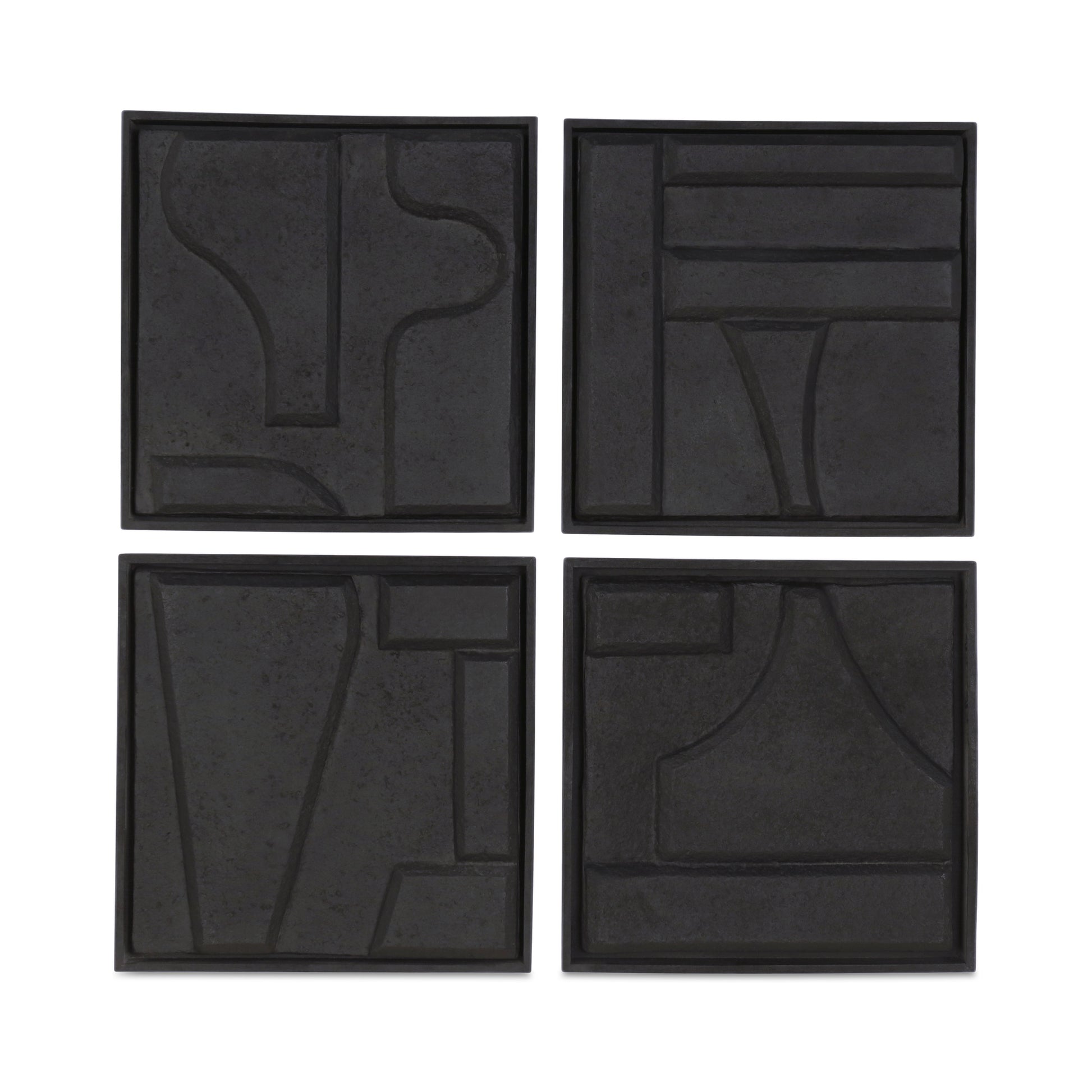 Alva Wall Sculpture-Set Of 4 by Moe's Home Collection