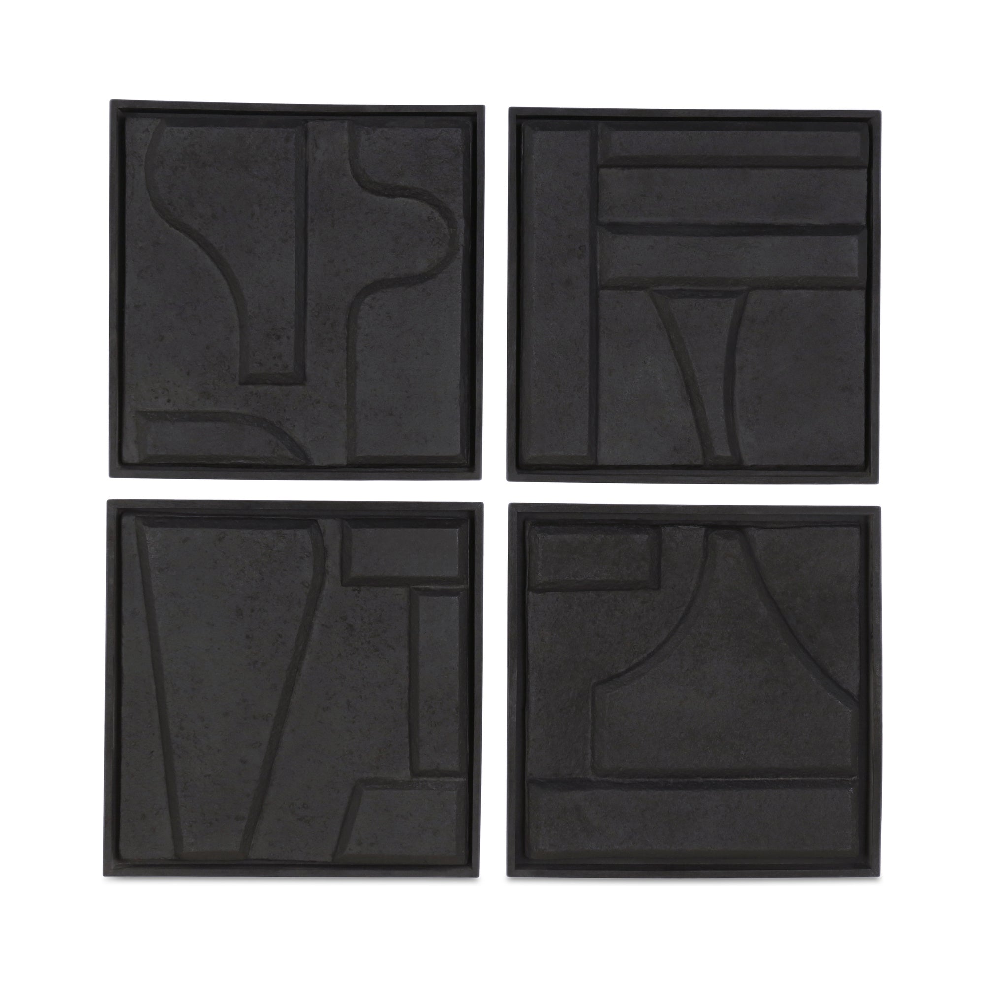 Alva Wall Sculpture-Set Of 4 by Moe's Home Collection