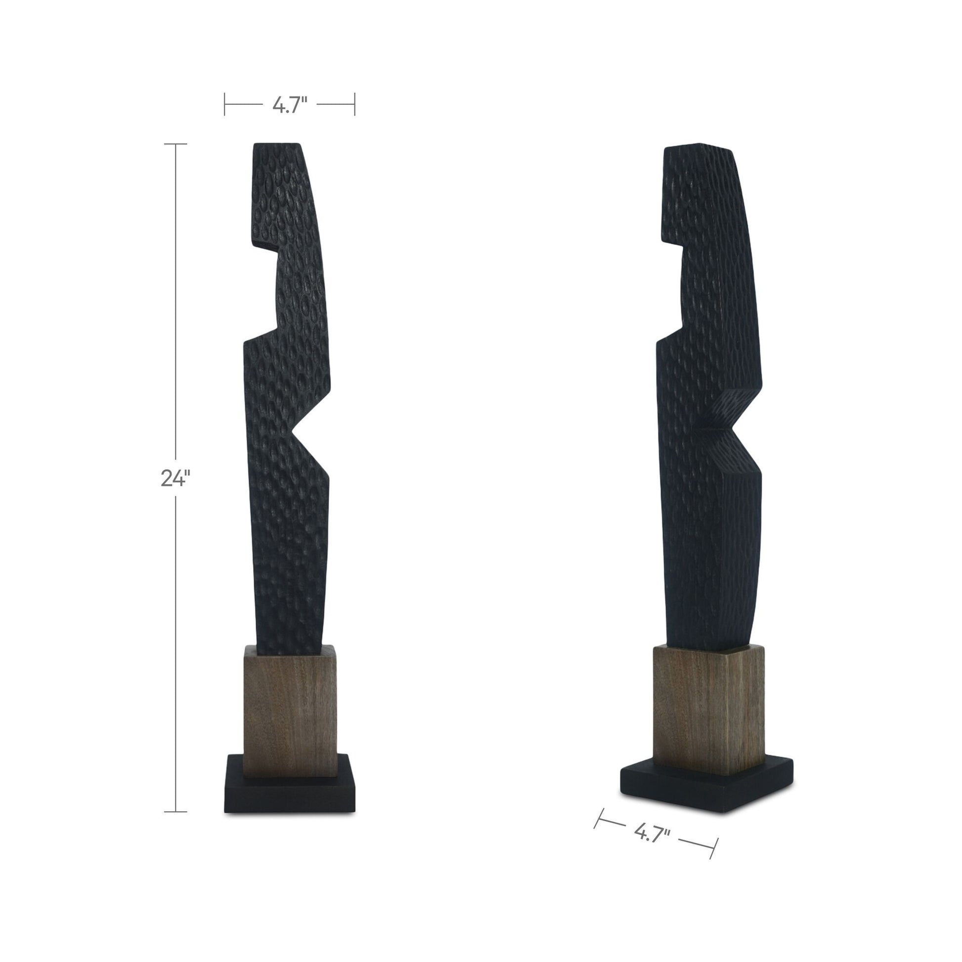Fenn Sculpture Black by Moe's Home Collection - view 3