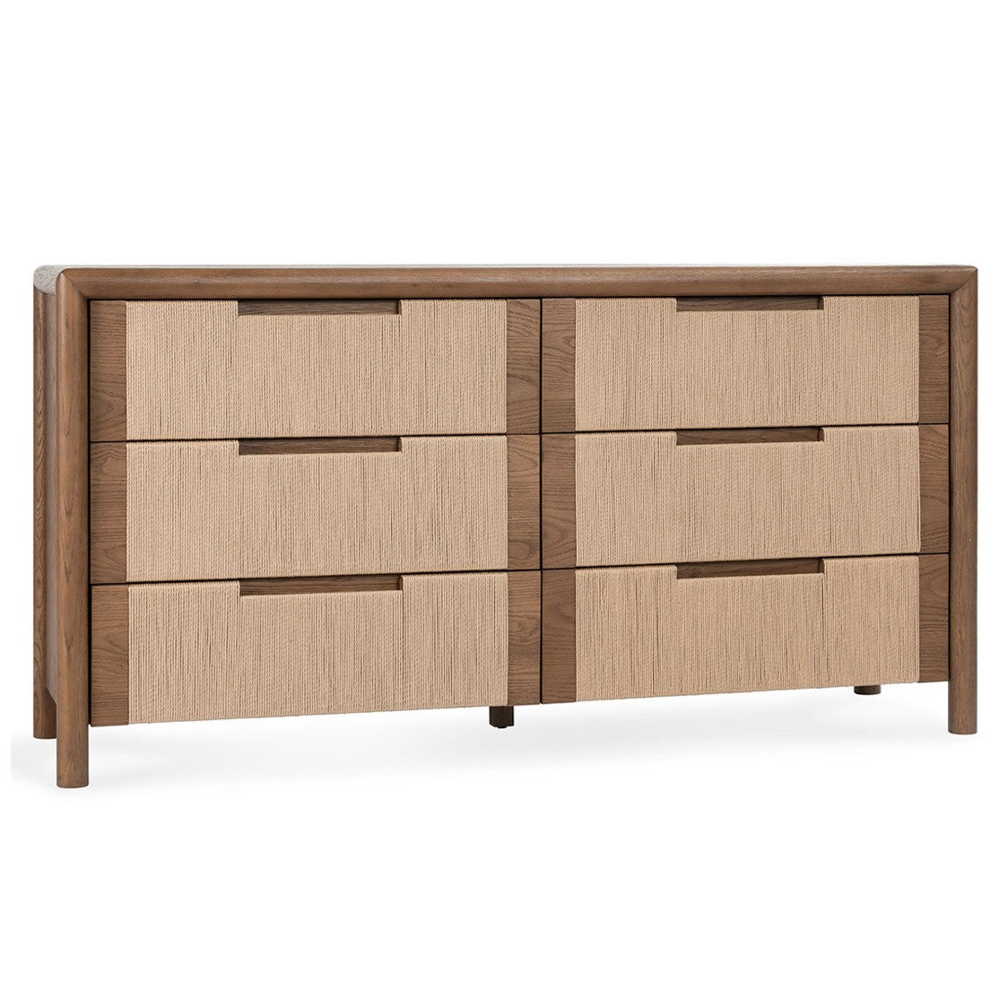 Corda Oak 6-Drawer Dresser 70"