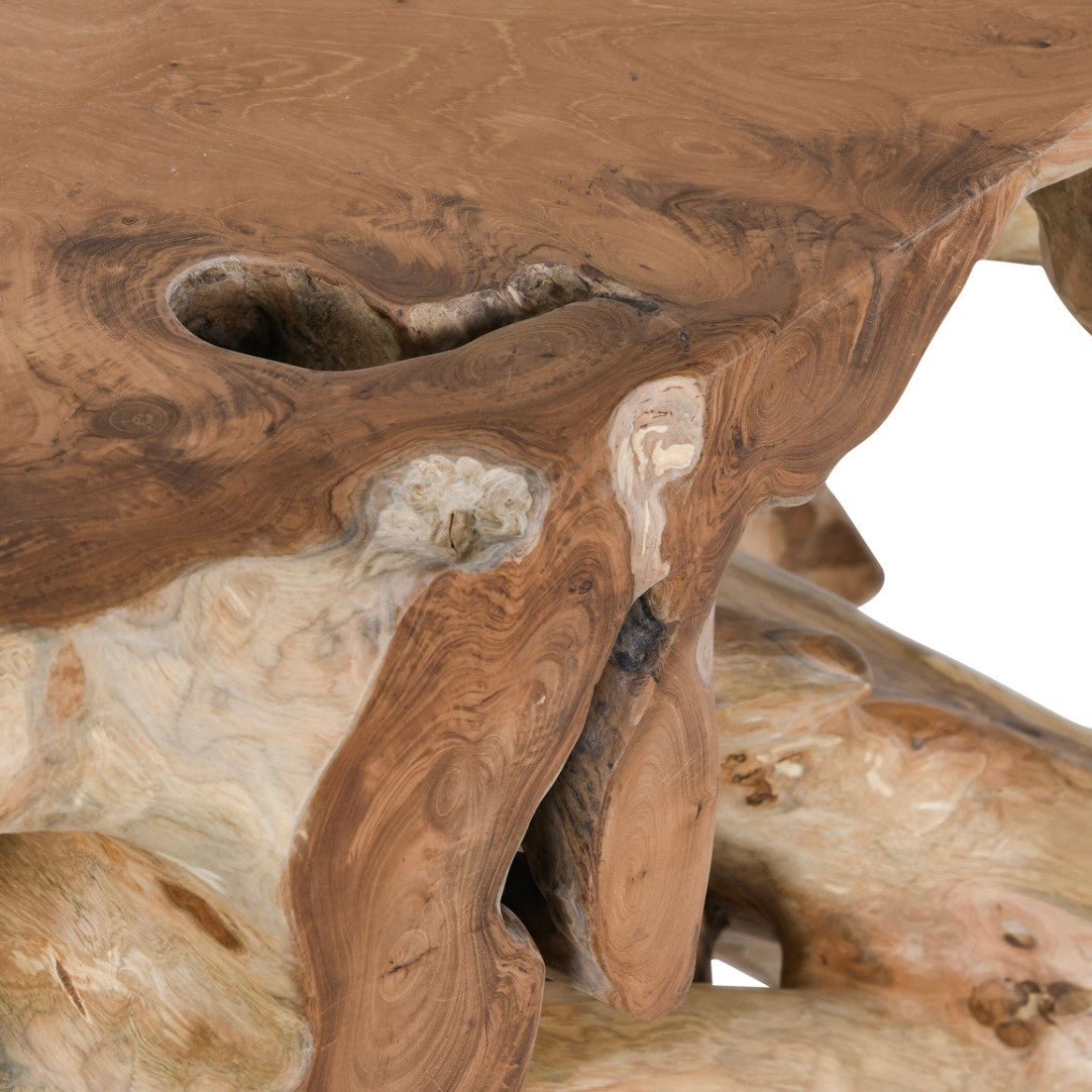 Cypress Teak Root Console Table 70-71"
