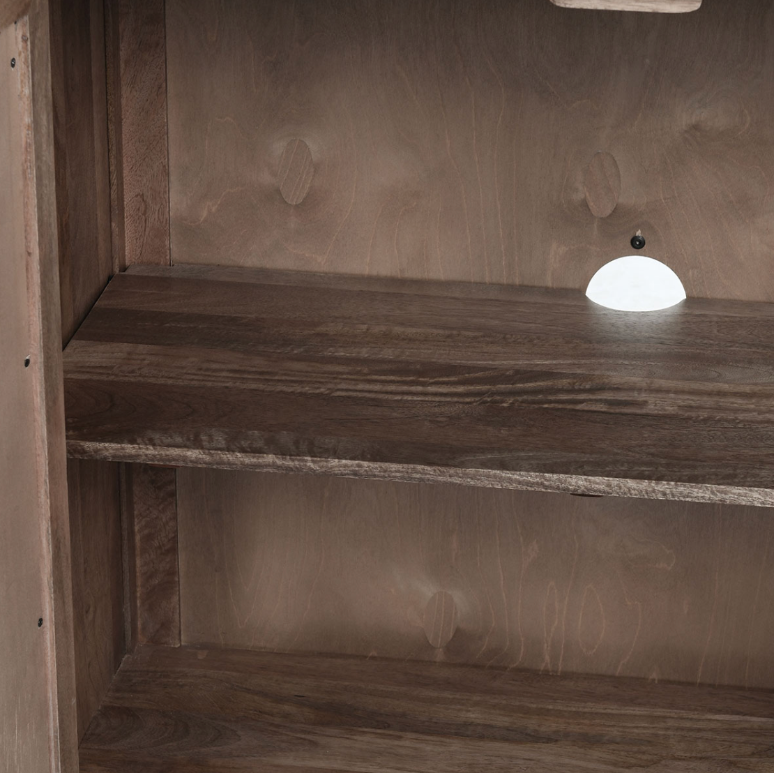 Jensen Mango Wood 4-Door Cabinet 72"