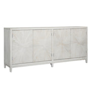 Plaza 79" Whitewashed Pine Wood Sideboard