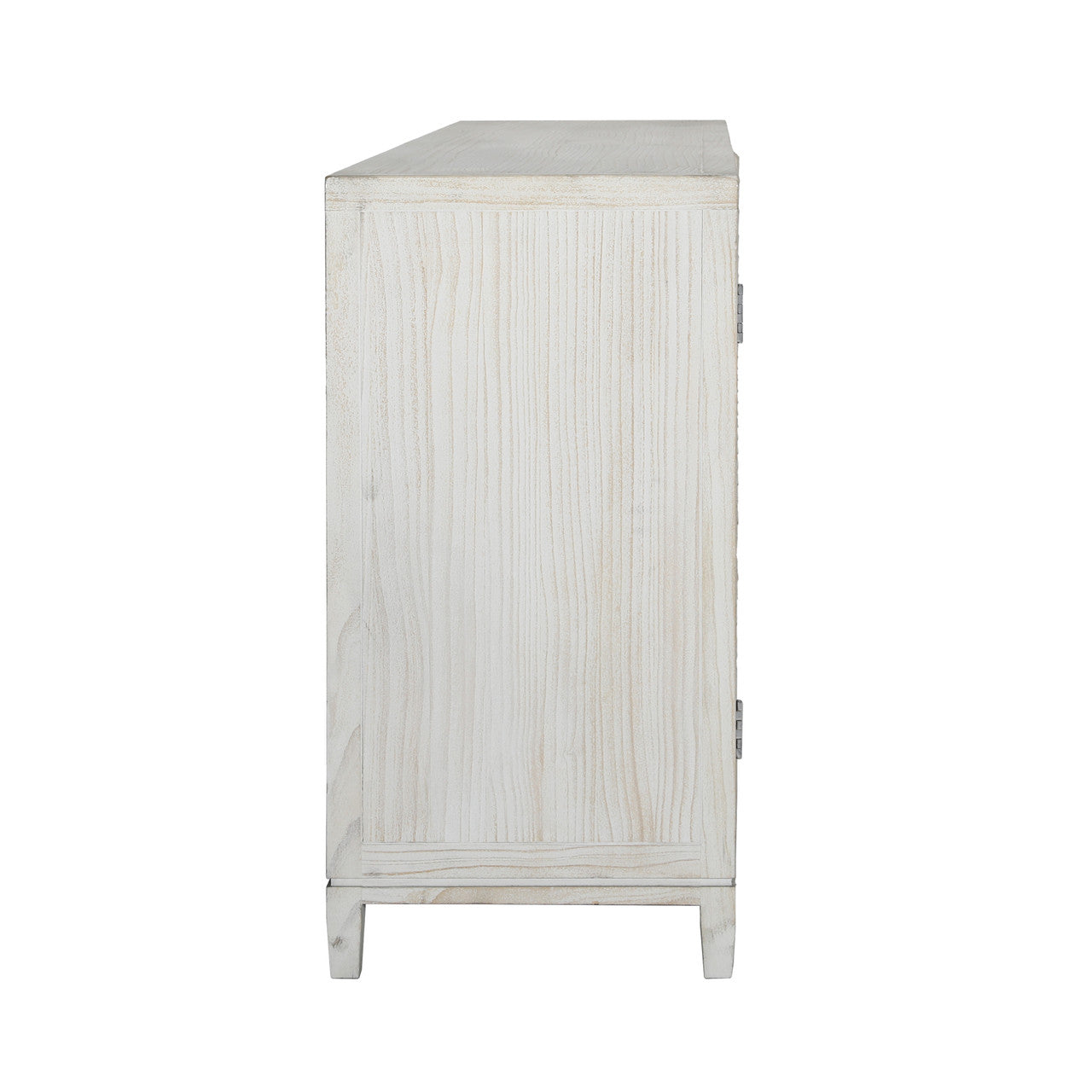 Plaza 79" Whitewashed Pine Wood Sideboard