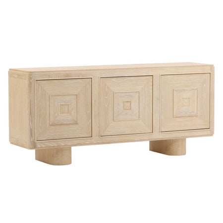 Tennessee Light Natural Oak Wood Sideboard