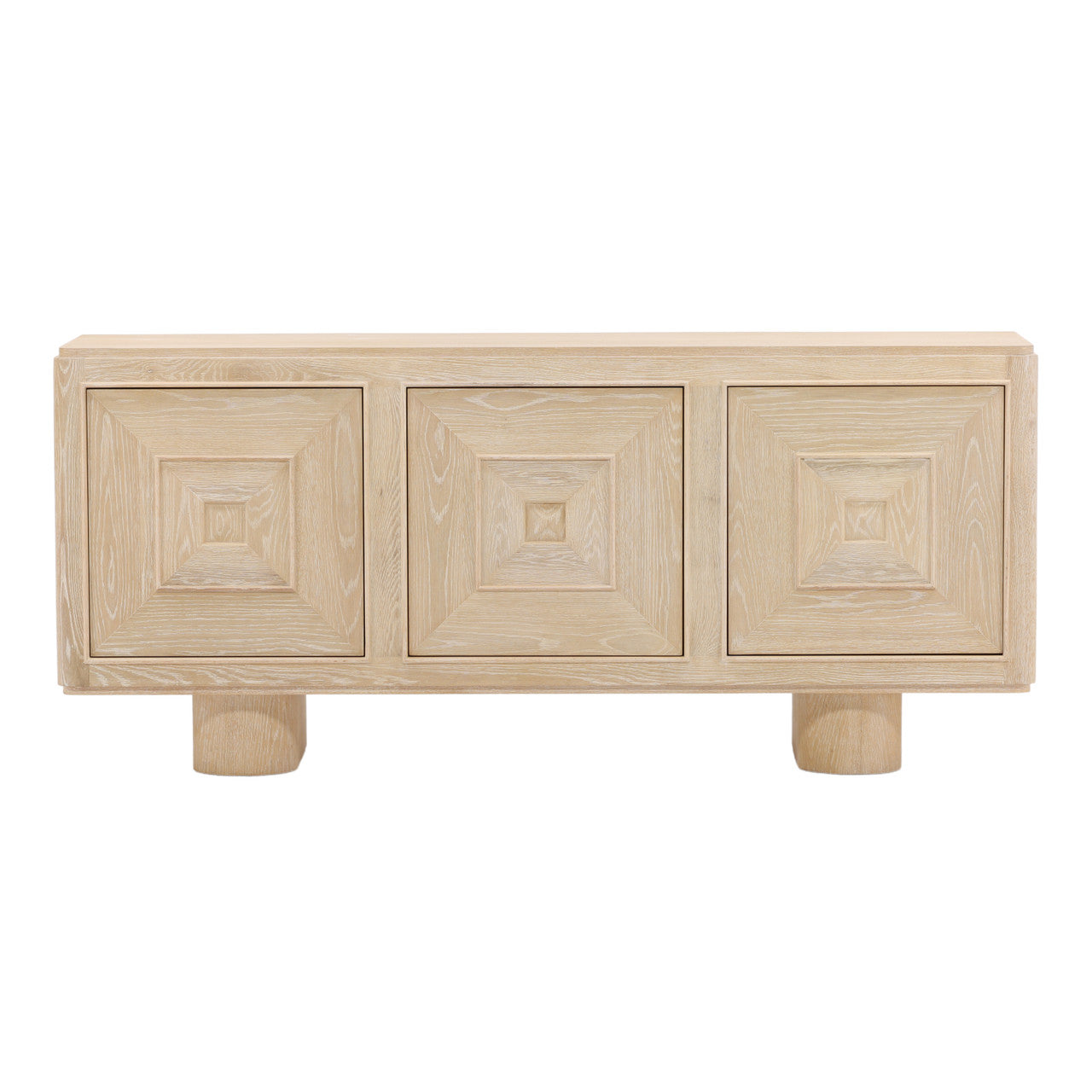 Tennessee Light Natural Oak Wood Sideboard