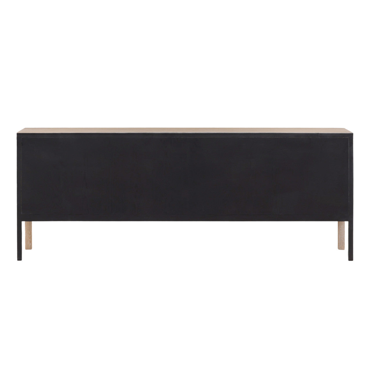 Kalid 82" Light Natural Oak Wood Sideboard